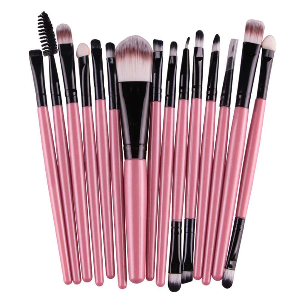 SUPERMOM l Ultimate Makeup-up brush set 15 Medium-High Synthetic